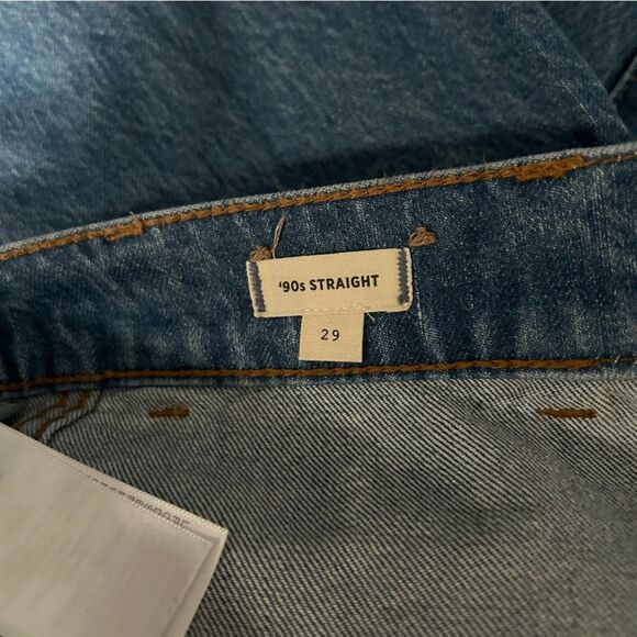 Madewell The '90s Straight Utility Jean in Fenwood Wash Size 29 - Picture 11 of 15